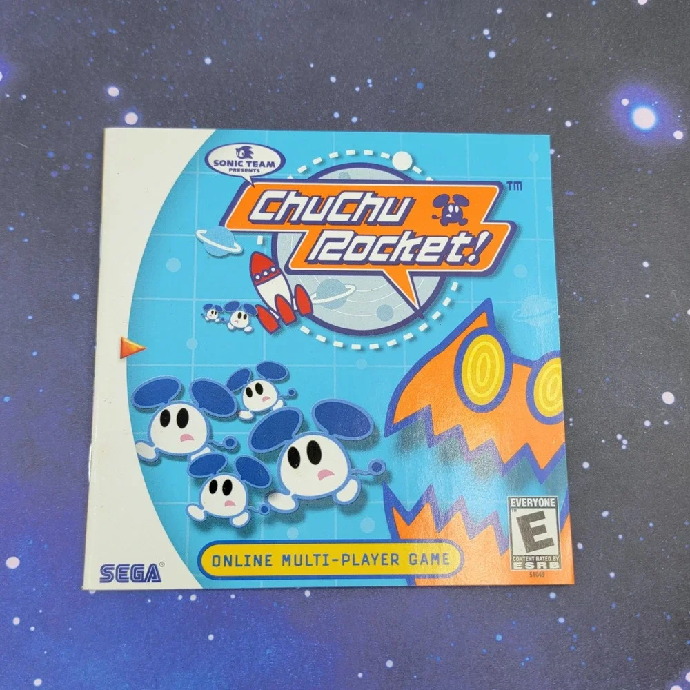 ChuChu Rocket Sega Dreamcast Game Sonic Team NTSC-U 51049 CIB Tested